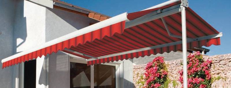 POSE D'UN STORE EXTERIEUR DOUBLE ELECTRIQUE SUR CARCASSONNE DANS L'AUDE